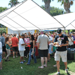 A group of people at the Taste of the Delta Event