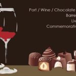 Wine and chocolate paring event flyer