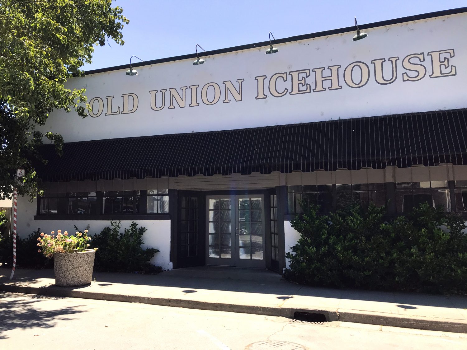 Old Union Icehouse historical building in Isleton