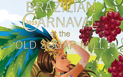Old Sugar Mill Brazilian Carnaval event flyer