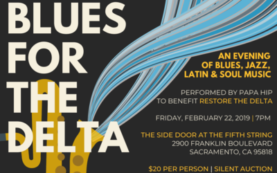 Delta Blues concert event flyer