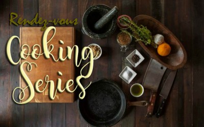 Event flyer for cooking class