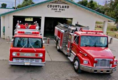 Firetrucks from Courtland Fire Department